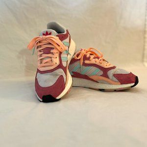 Women's Colorblock Athletic Addidas Fashion Sneakers Size 8